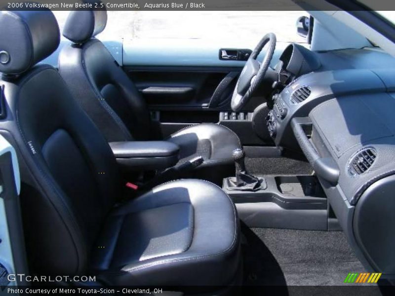Aquarius Blue / Black 2006 Volkswagen New Beetle 2.5 Convertible