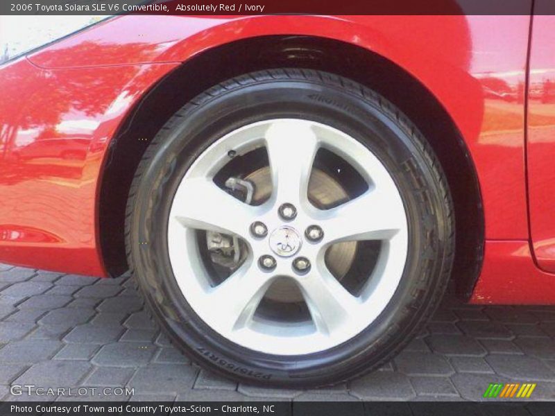 Absolutely Red / Ivory 2006 Toyota Solara SLE V6 Convertible