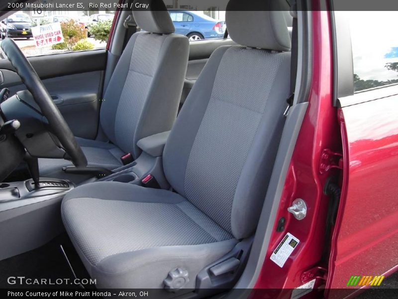 Rio Red Pearl / Gray 2006 Mitsubishi Lancer ES