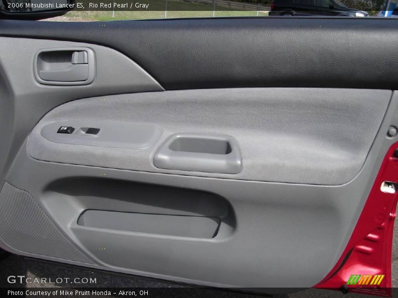 Rio Red Pearl / Gray 2006 Mitsubishi Lancer ES