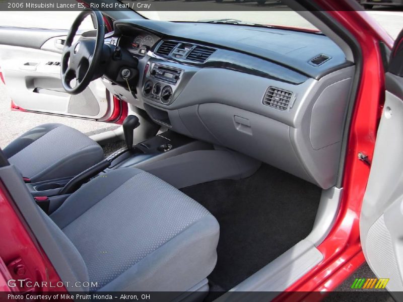 Rio Red Pearl / Gray 2006 Mitsubishi Lancer ES