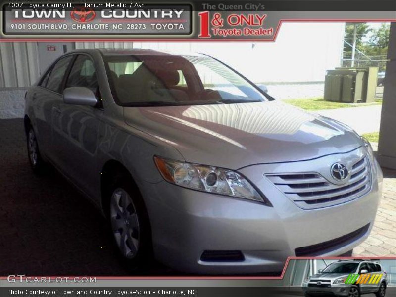 Titanium Metallic / Ash 2007 Toyota Camry LE