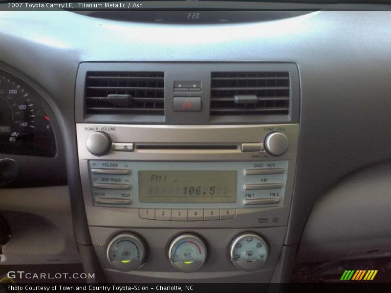Titanium Metallic / Ash 2007 Toyota Camry LE
