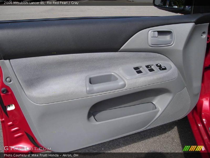 Rio Red Pearl / Gray 2006 Mitsubishi Lancer ES