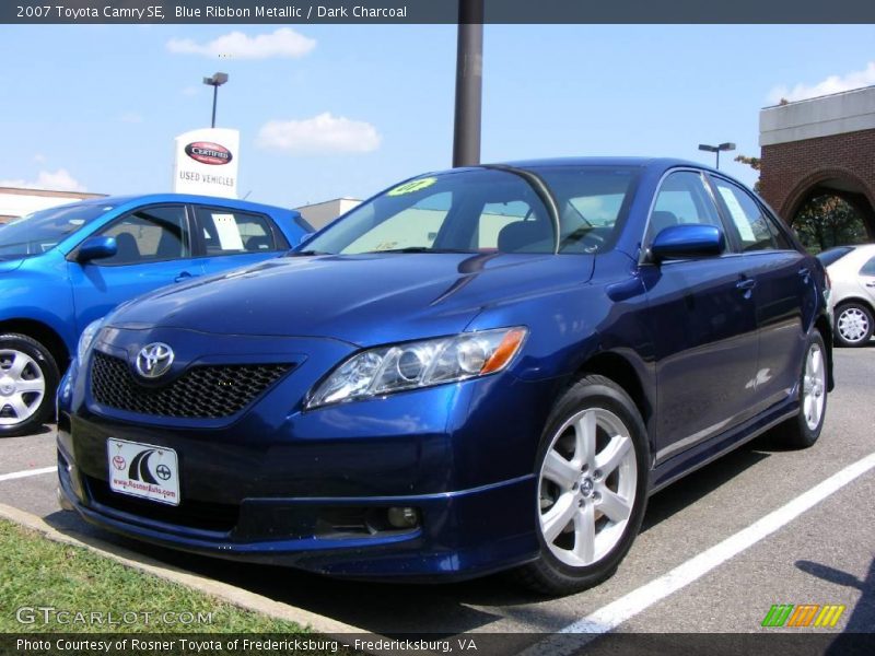 Blue Ribbon Metallic / Dark Charcoal 2007 Toyota Camry SE