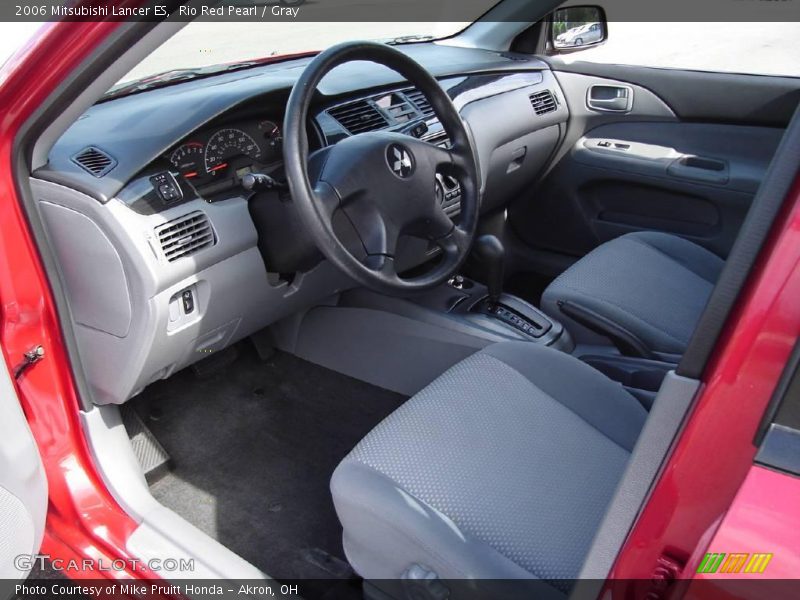 Rio Red Pearl / Gray 2006 Mitsubishi Lancer ES