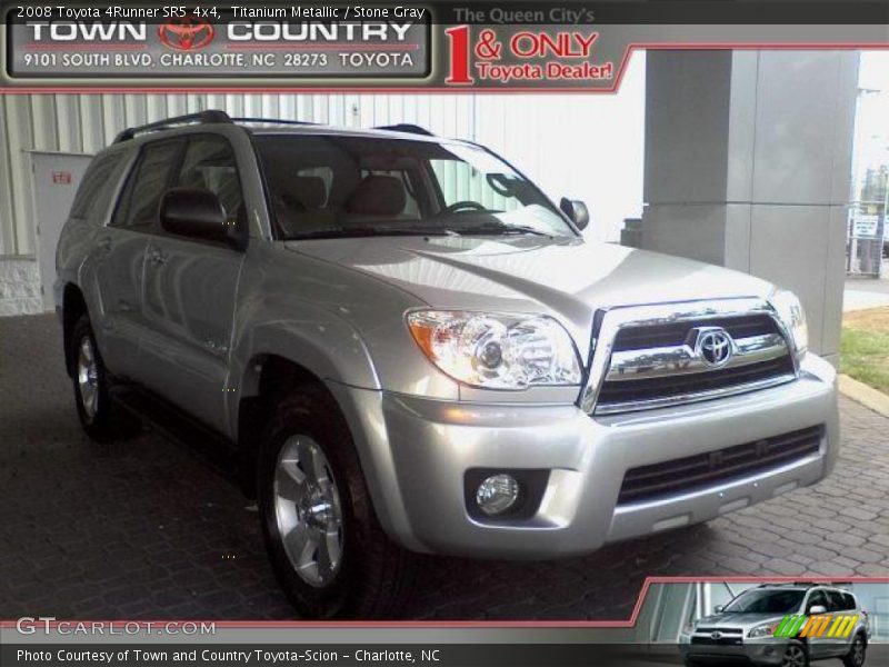 Titanium Metallic / Stone Gray 2008 Toyota 4Runner SR5 4x4