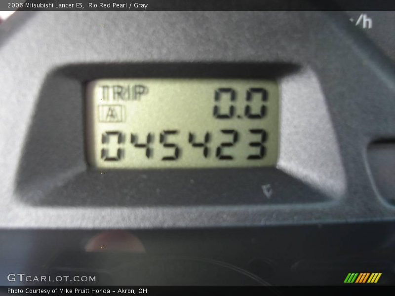 Rio Red Pearl / Gray 2006 Mitsubishi Lancer ES