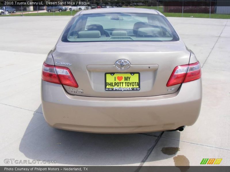 Desert Sand Mica / Bisque 2008 Toyota Camry LE
