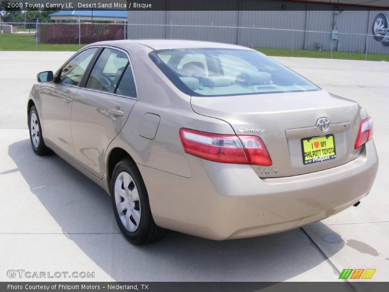 Desert Sand Mica / Bisque 2008 Toyota Camry LE