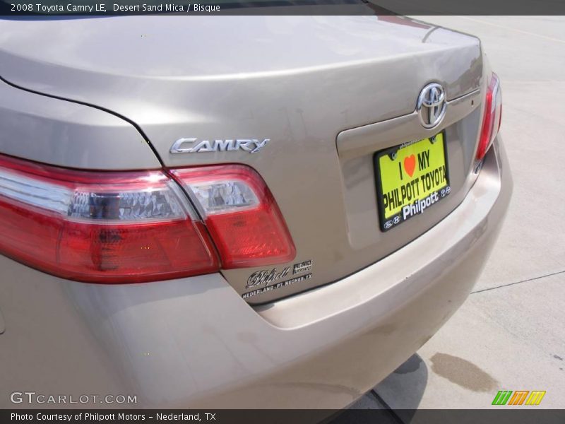 Desert Sand Mica / Bisque 2008 Toyota Camry LE