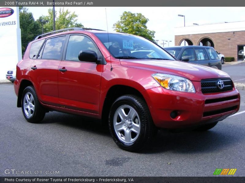 Barcelona Red Pearl / Ash 2008 Toyota RAV4 I4