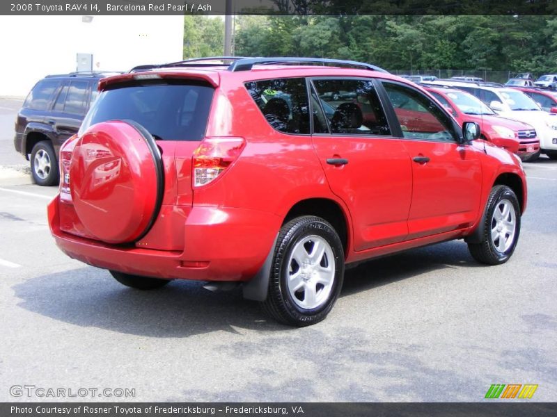 Barcelona Red Pearl / Ash 2008 Toyota RAV4 I4