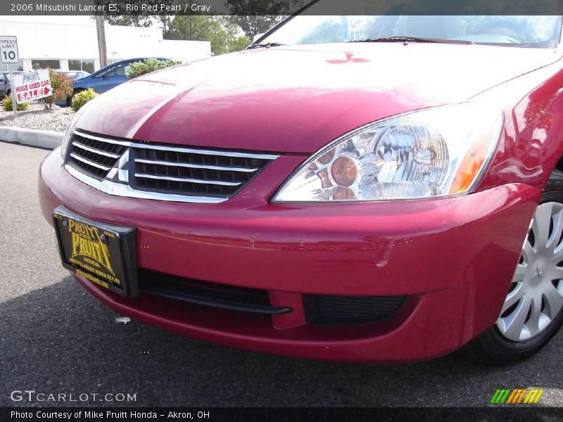 Rio Red Pearl / Gray 2006 Mitsubishi Lancer ES