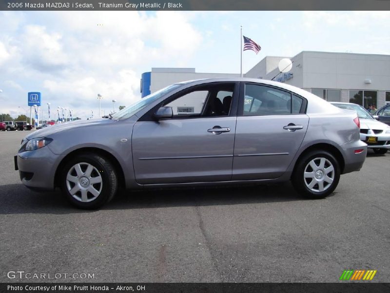 Titanium Gray Metallic / Black 2006 Mazda MAZDA3 i Sedan