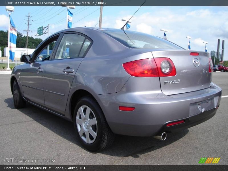 Titanium Gray Metallic / Black 2006 Mazda MAZDA3 i Sedan