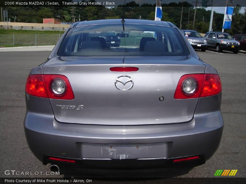 Titanium Gray Metallic / Black 2006 Mazda MAZDA3 i Sedan