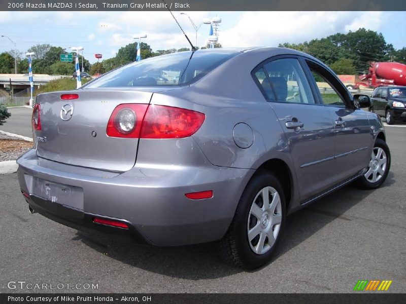 Titanium Gray Metallic / Black 2006 Mazda MAZDA3 i Sedan