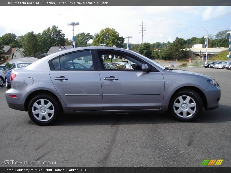 Titanium Gray Metallic / Black 2006 Mazda MAZDA3 i Sedan