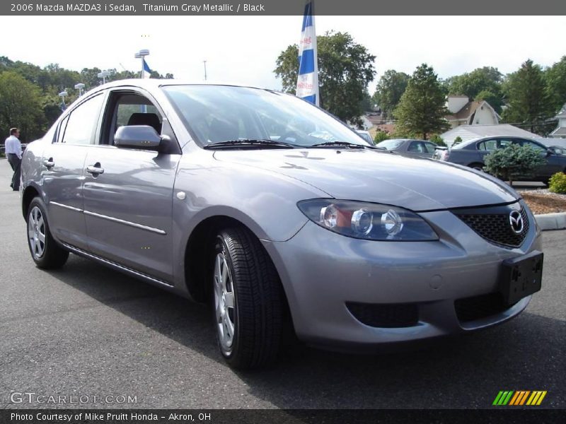 Titanium Gray Metallic / Black 2006 Mazda MAZDA3 i Sedan