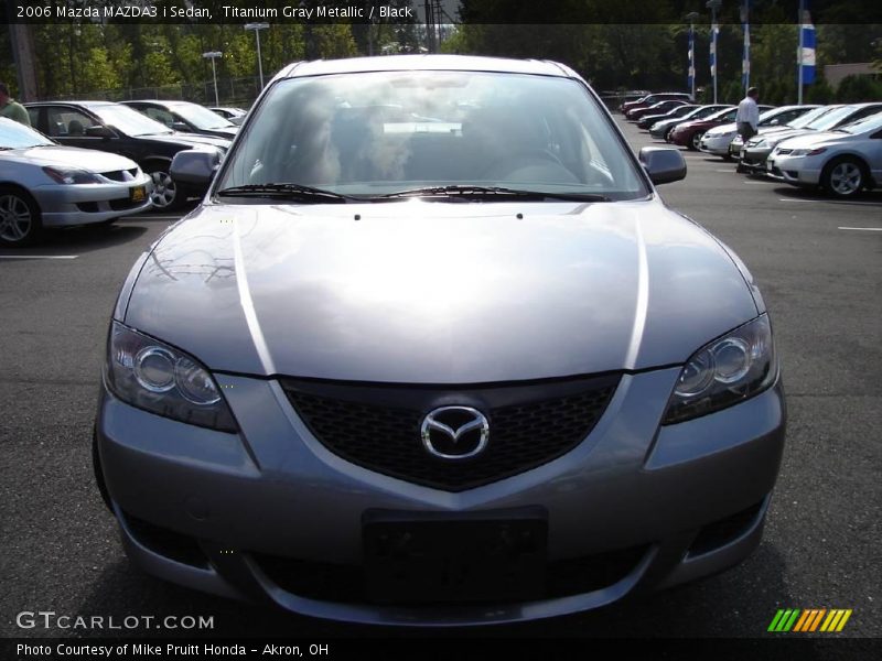 Titanium Gray Metallic / Black 2006 Mazda MAZDA3 i Sedan