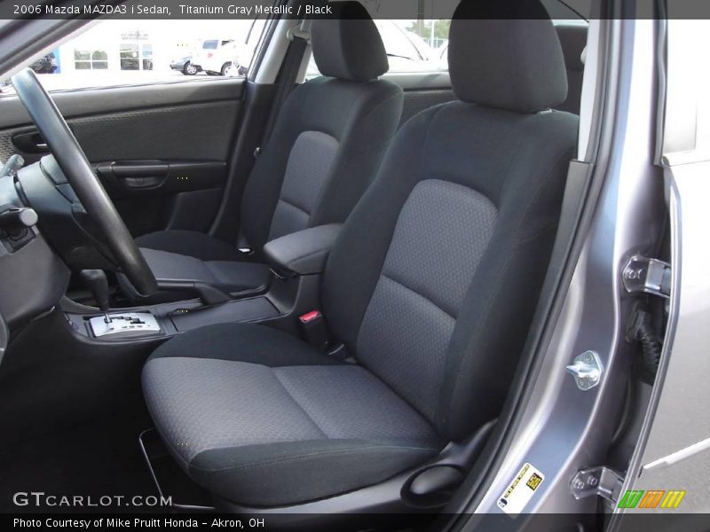 Titanium Gray Metallic / Black 2006 Mazda MAZDA3 i Sedan