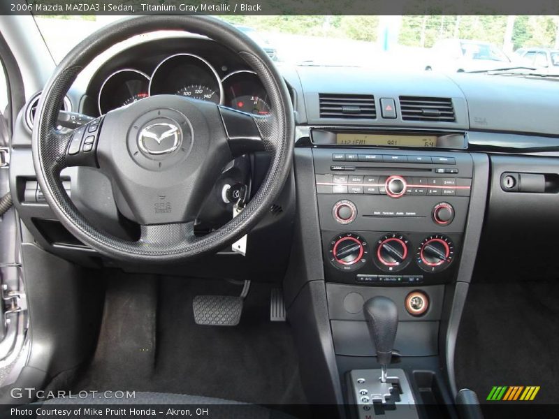 Titanium Gray Metallic / Black 2006 Mazda MAZDA3 i Sedan