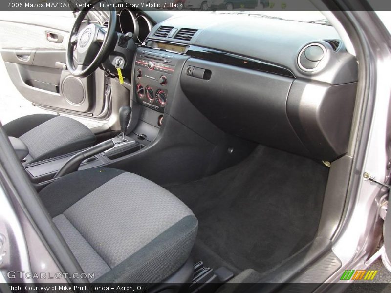 Titanium Gray Metallic / Black 2006 Mazda MAZDA3 i Sedan