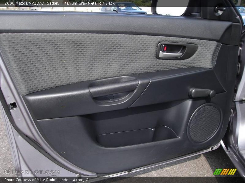 Titanium Gray Metallic / Black 2006 Mazda MAZDA3 i Sedan