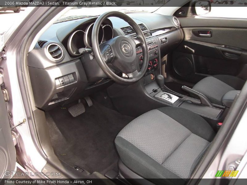 Titanium Gray Metallic / Black 2006 Mazda MAZDA3 i Sedan