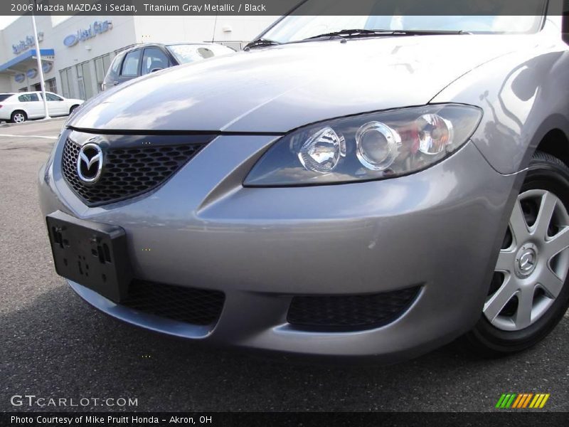 Titanium Gray Metallic / Black 2006 Mazda MAZDA3 i Sedan