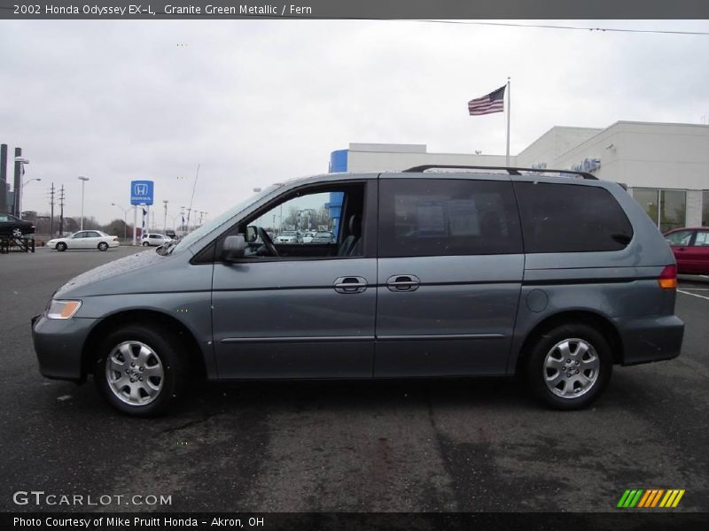 Granite Green Metallic / Fern 2002 Honda Odyssey EX-L