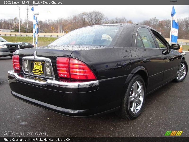 Black / Deep Charcoal 2002 Lincoln LS V8