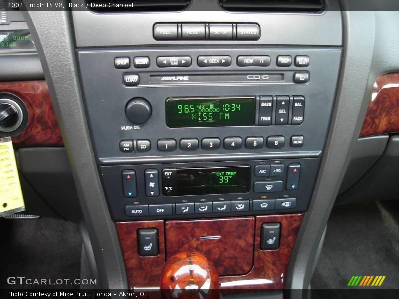 Black / Deep Charcoal 2002 Lincoln LS V8