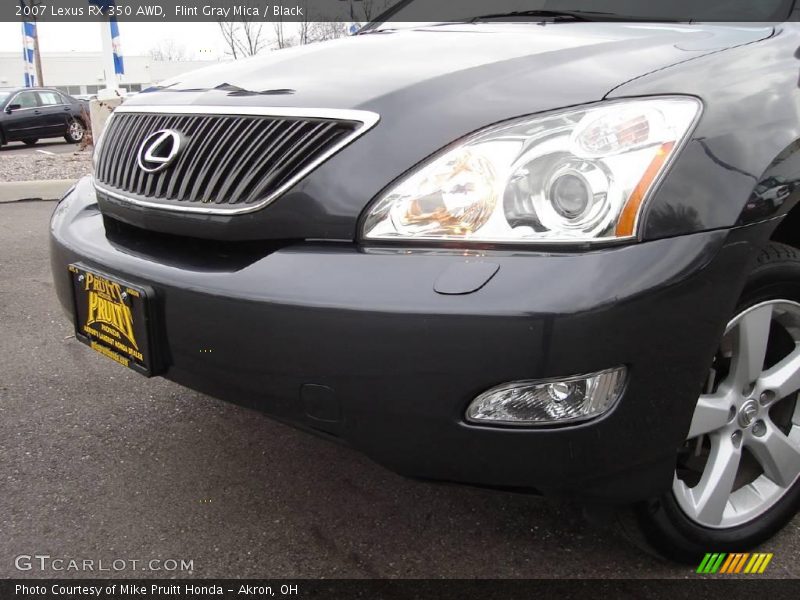 Flint Gray Mica / Black 2007 Lexus RX 350 AWD
