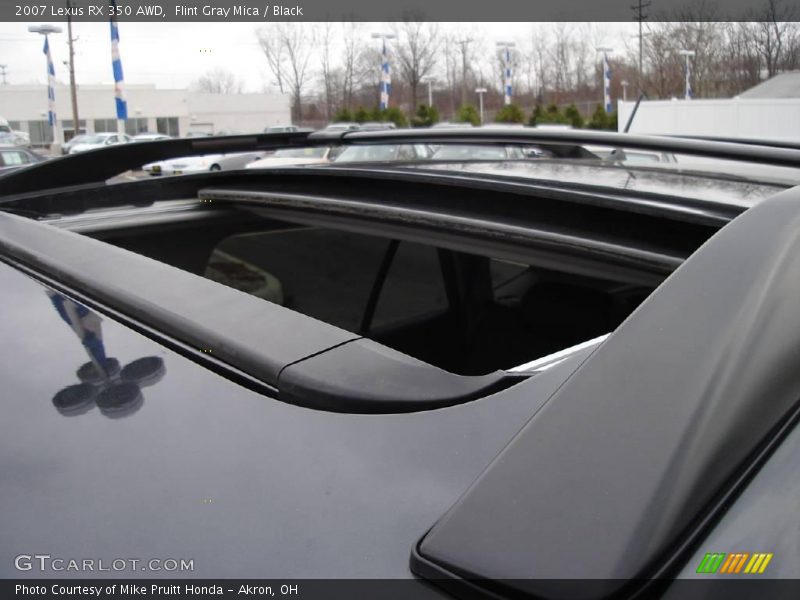 Flint Gray Mica / Black 2007 Lexus RX 350 AWD