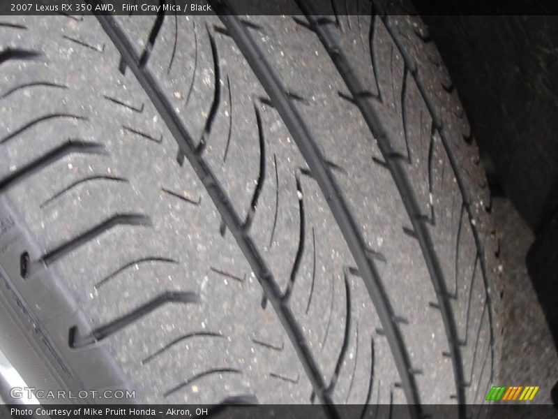 Flint Gray Mica / Black 2007 Lexus RX 350 AWD