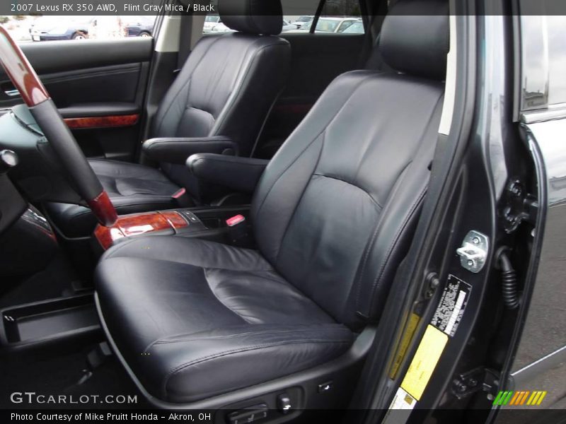 Flint Gray Mica / Black 2007 Lexus RX 350 AWD
