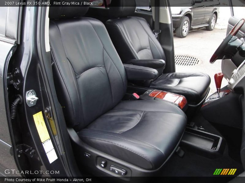 Flint Gray Mica / Black 2007 Lexus RX 350 AWD