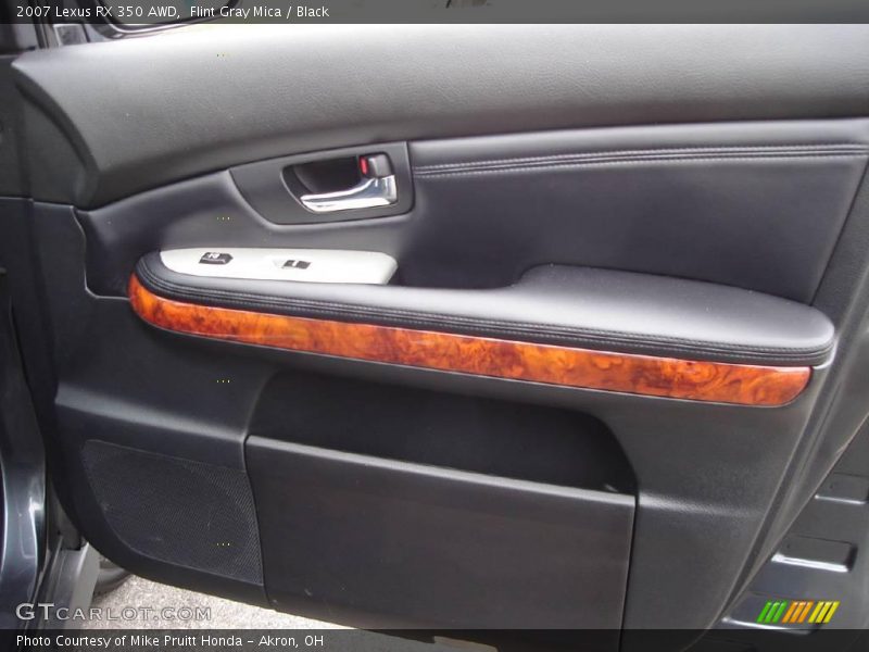 Flint Gray Mica / Black 2007 Lexus RX 350 AWD
