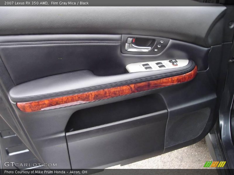 Flint Gray Mica / Black 2007 Lexus RX 350 AWD