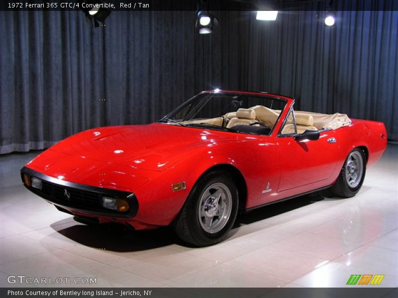 Red / Tan 1972 Ferrari 365 GTC/4 Convertible