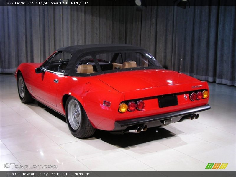 Red / Tan 1972 Ferrari 365 GTC/4 Convertible