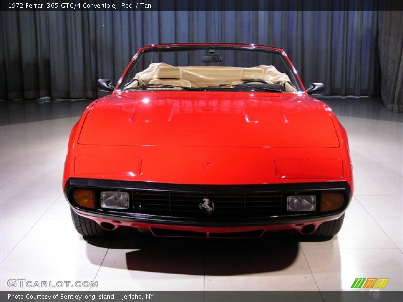 Red / Tan 1972 Ferrari 365 GTC/4 Convertible