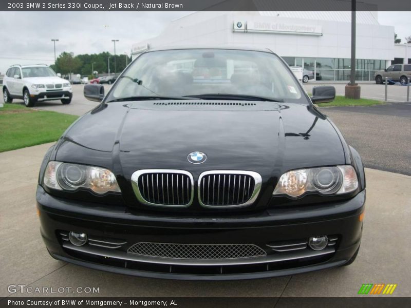Jet Black / Natural Brown 2003 BMW 3 Series 330i Coupe