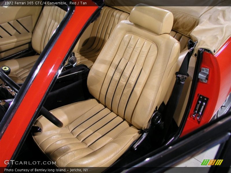 Red / Tan 1972 Ferrari 365 GTC/4 Convertible