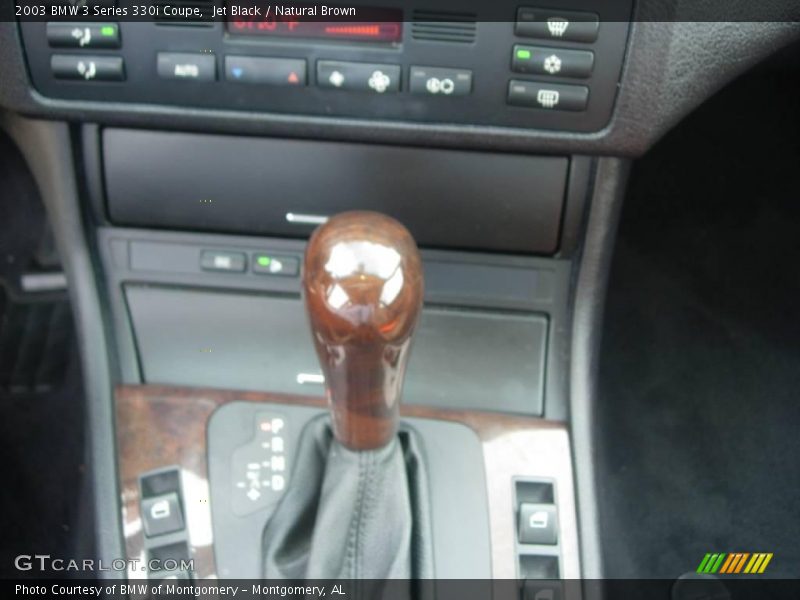 Jet Black / Natural Brown 2003 BMW 3 Series 330i Coupe