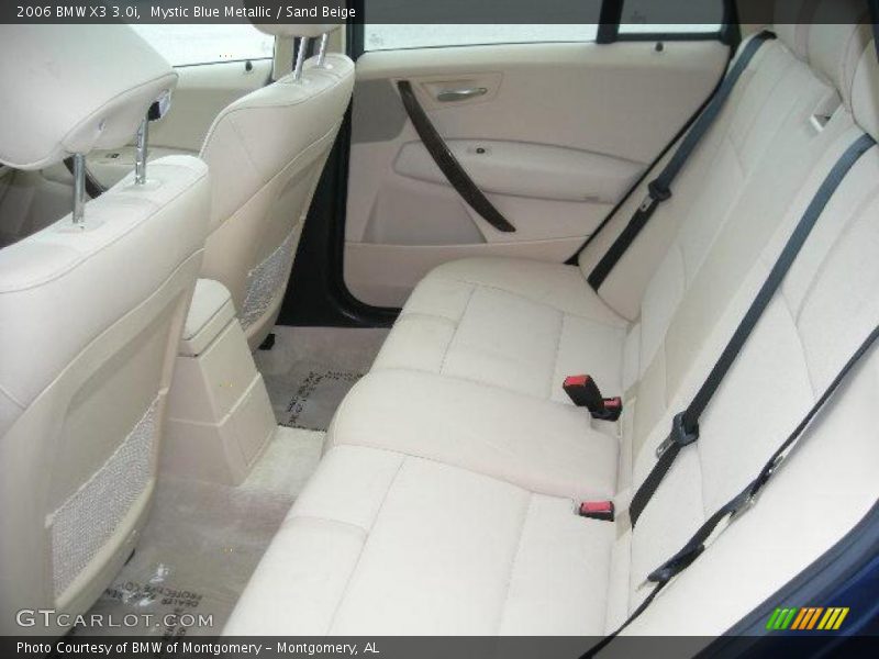 Mystic Blue Metallic / Sand Beige 2006 BMW X3 3.0i
