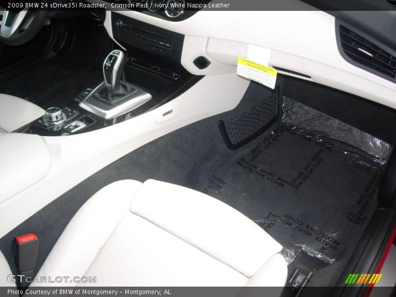 Crimson Red / Ivory White Nappa Leather 2009 BMW Z4 sDrive35i Roadster
