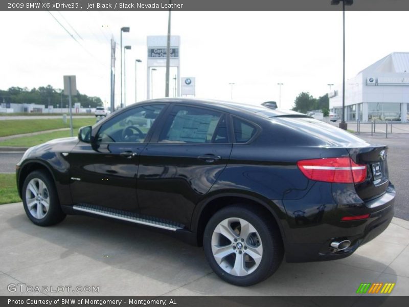 Jet Black / Black Nevada Leather 2009 BMW X6 xDrive35i